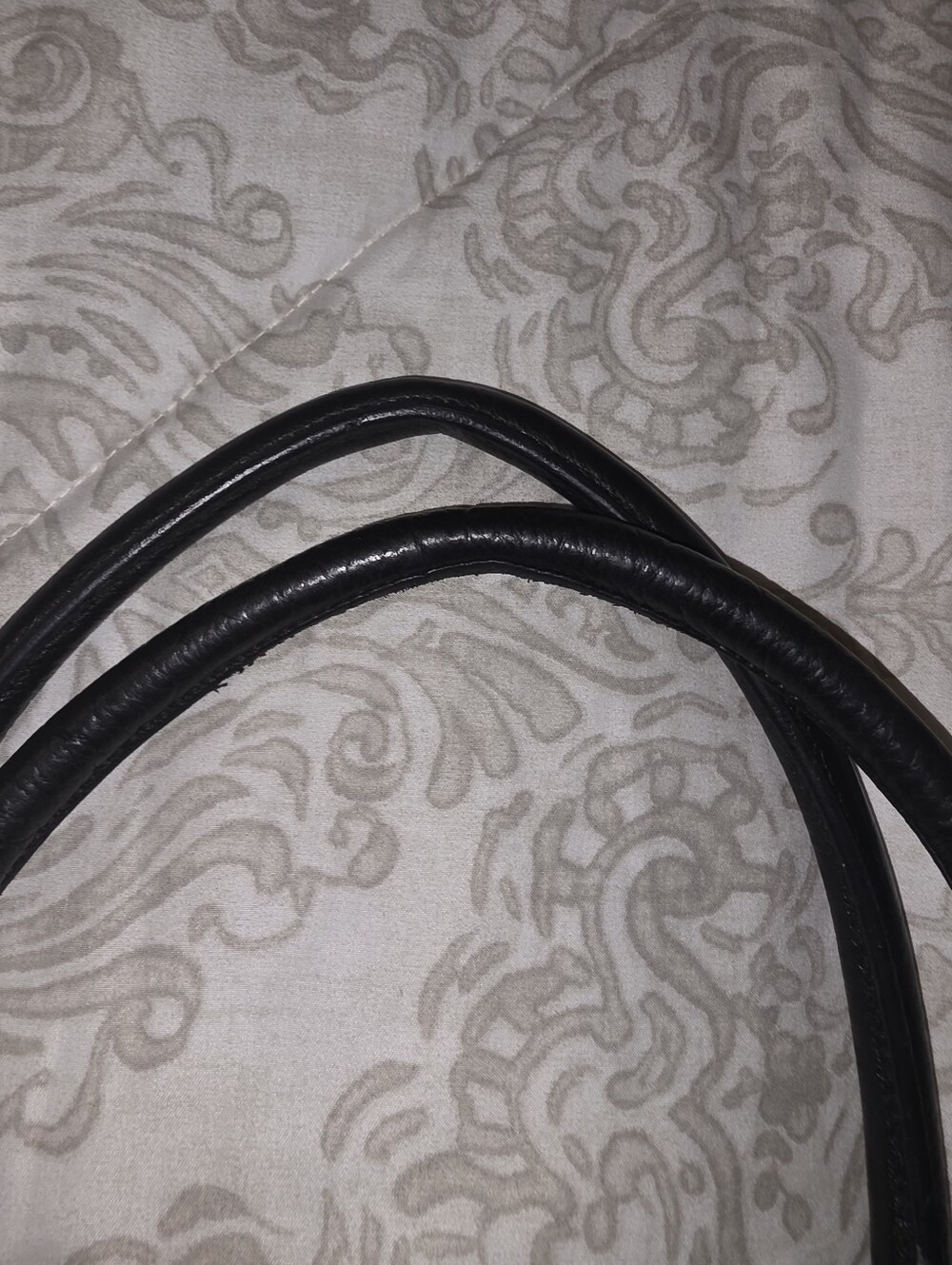 Salvatore Ferragamo Black Leather Ring-Accent Shoulder Bag - Picture 5 of 10
